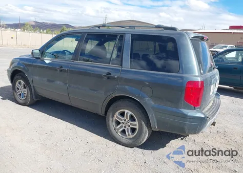 2005 Honda Pilot Ex-L из США, поврежденный, VIN 2HKYF18715H561486